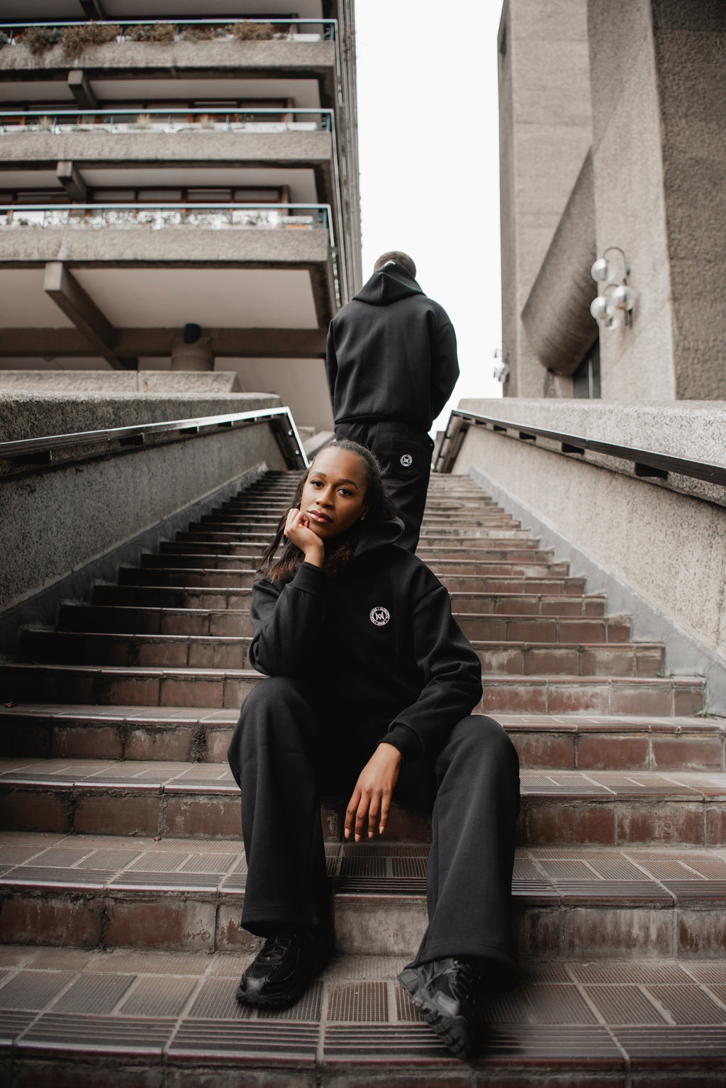 Black Tracksuit Set