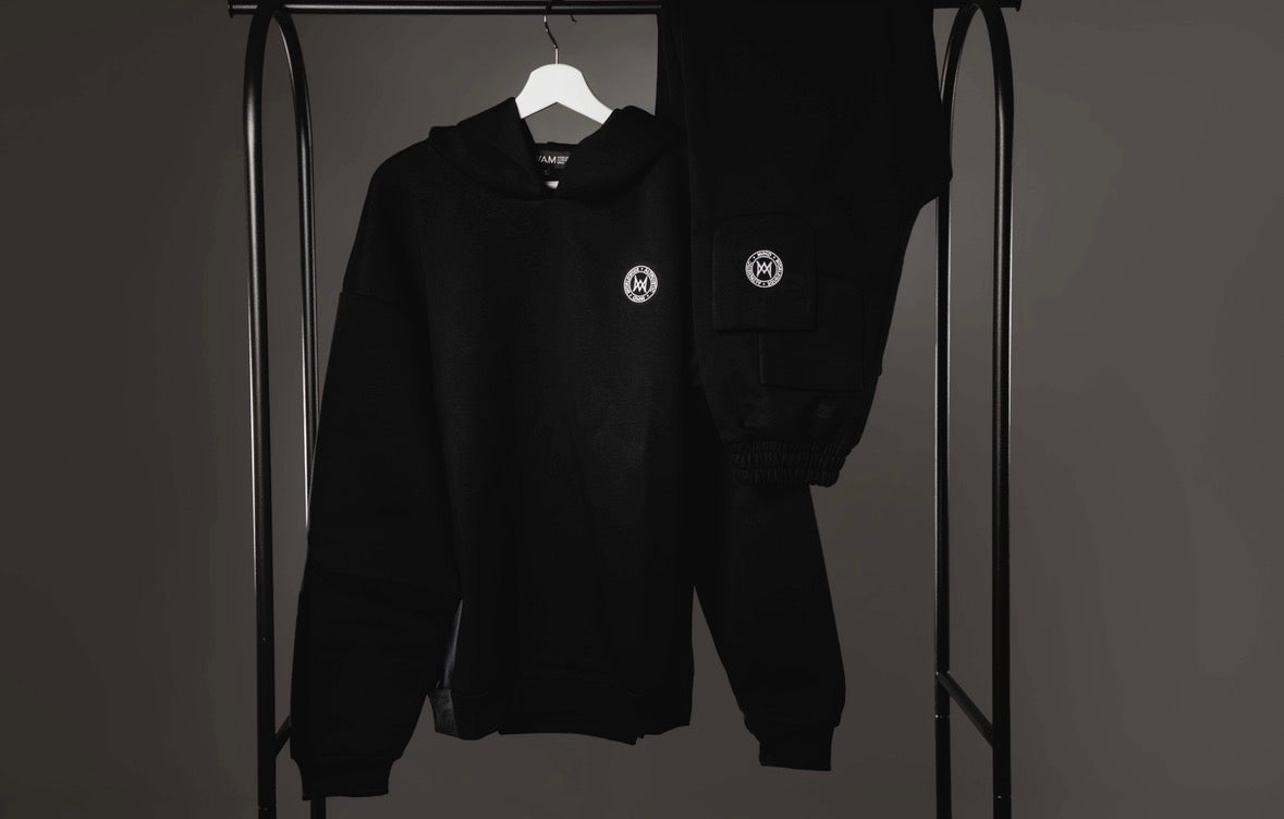 Black Tracksuit Set